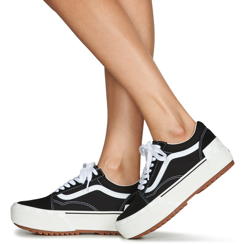 Vans - OLD SKOOL STACKED - Noir / Blanc