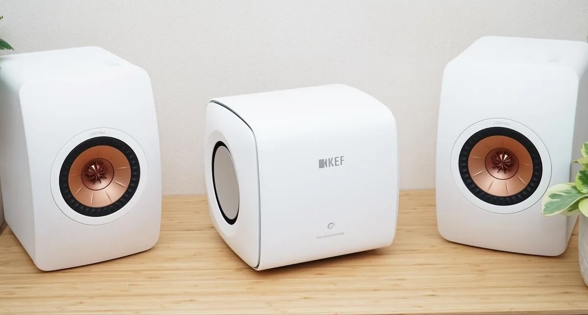 KEF KC 62 Blanc mat Caissons de basses