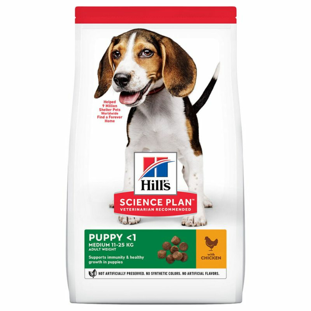 Hill's Science Plan Hondenvoer Puppy Medium Kip12 kg