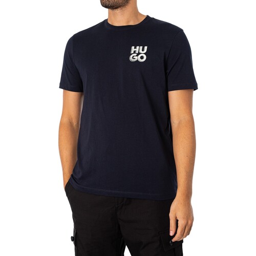 BOSS - Camiseta Detzington241 Azul