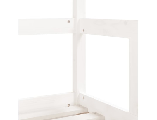 VIDAXL - Lit enfant Cadre de lit pour enfant blanc 70x140 cm bois de pin massif
