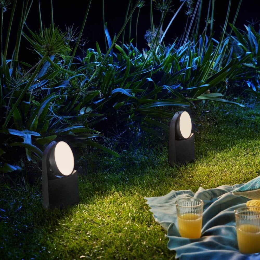 Philips LED tuinpadverlichting Mimosa in antraciet 7W 650lm IP44