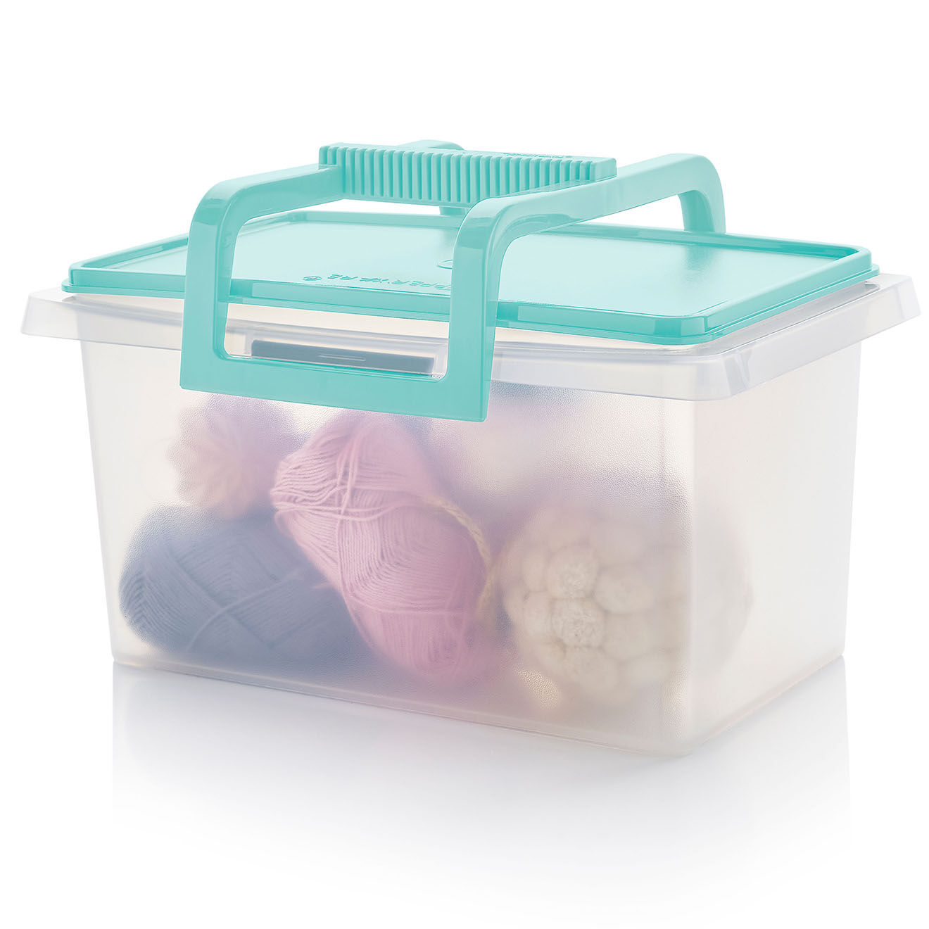 Tupperware Boite de rangment multi fonctions transparent/couvercle bleu blair - 5L