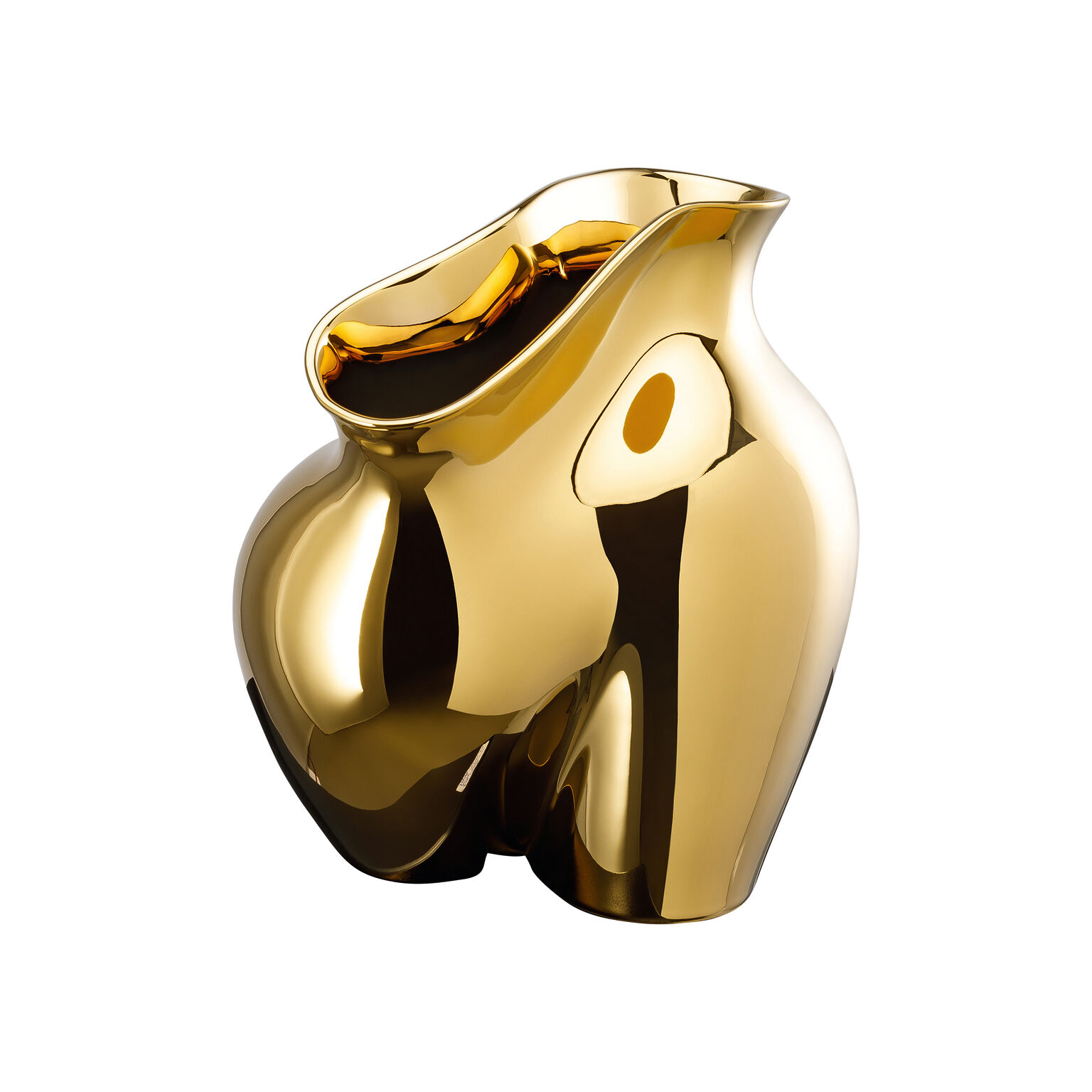 La Chute Gold titanisiert Vase 26 cm
