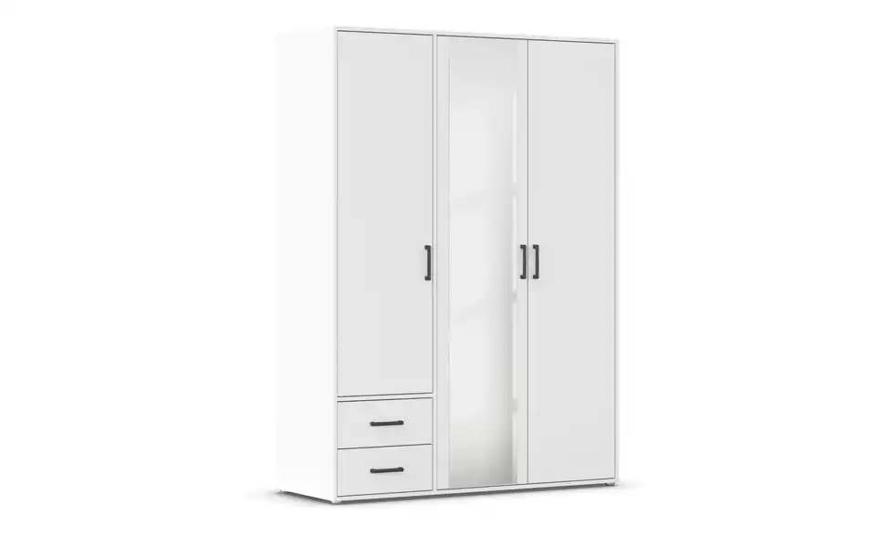 Drehtürenschrank ohne Absetzung 140 cm 3 Stück