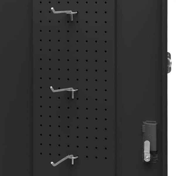 vidaXL Salskap antrasitt 53x53x105 cm stål