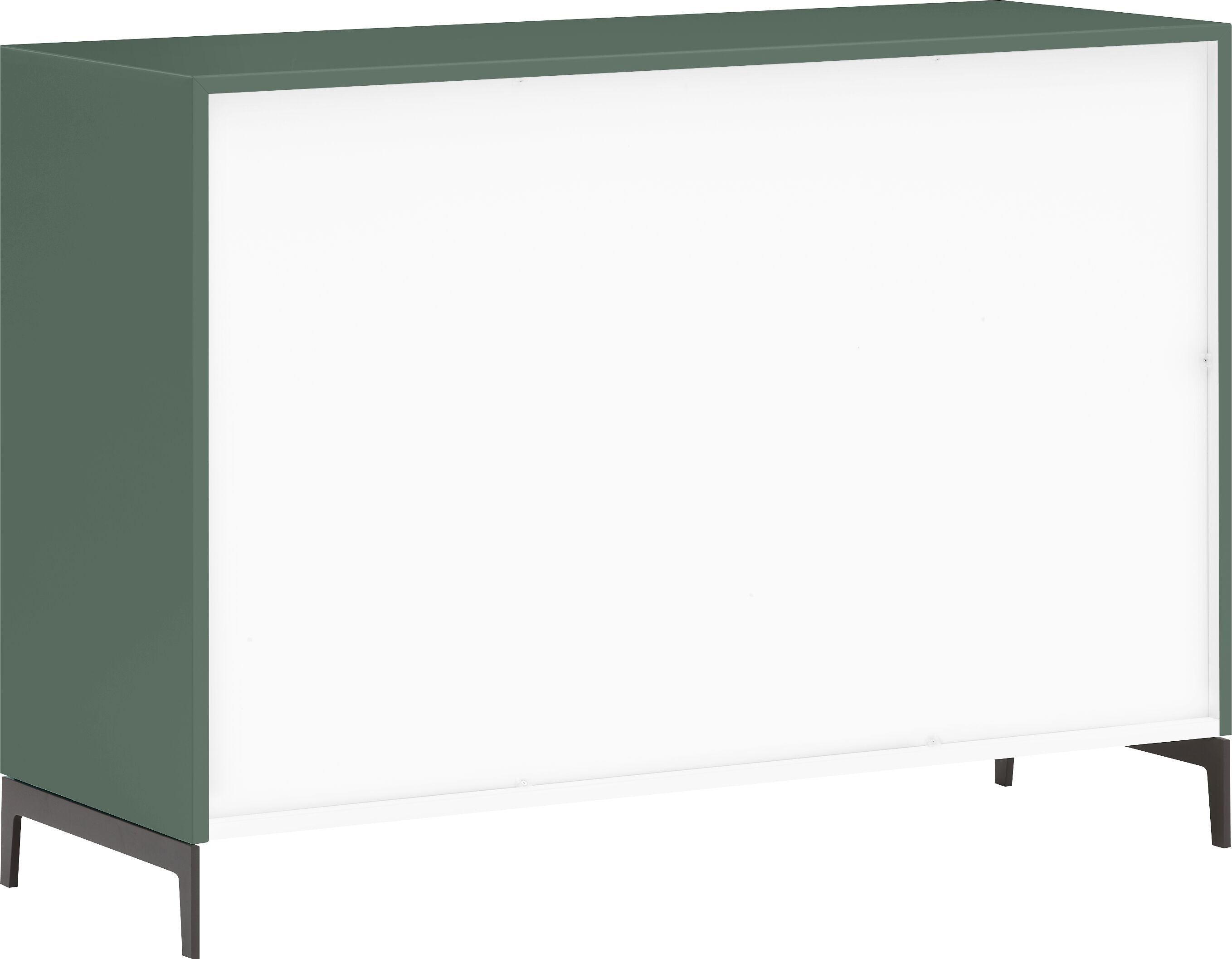 LUX Kommode - Grün / B: 120.0 cm x T: 46.0 cm x H: 86.5 cm