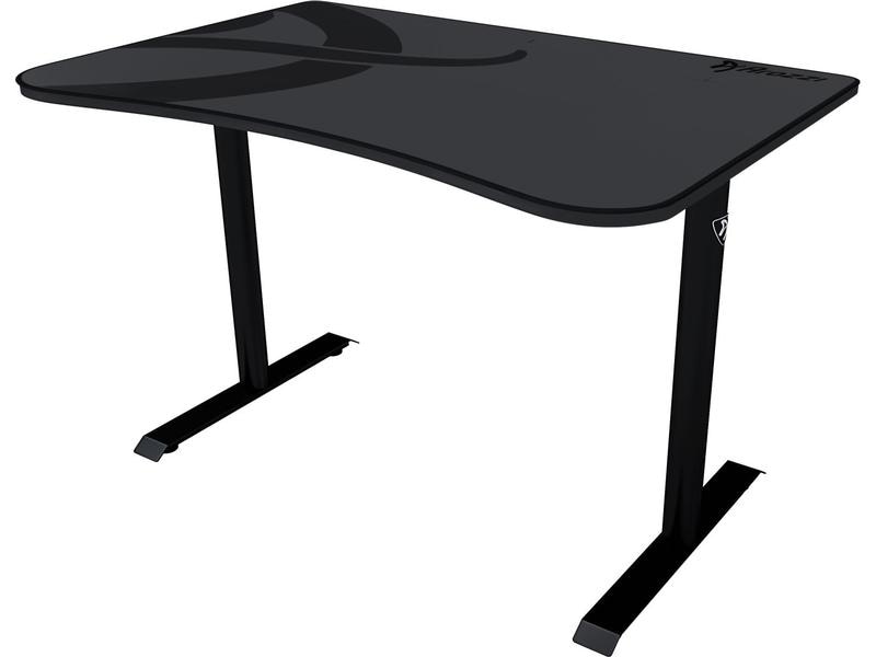 Arozzi Gaming Tisch Arena Fratello Grau Stabiler Gaming-Schreibtisch mit Mauspad