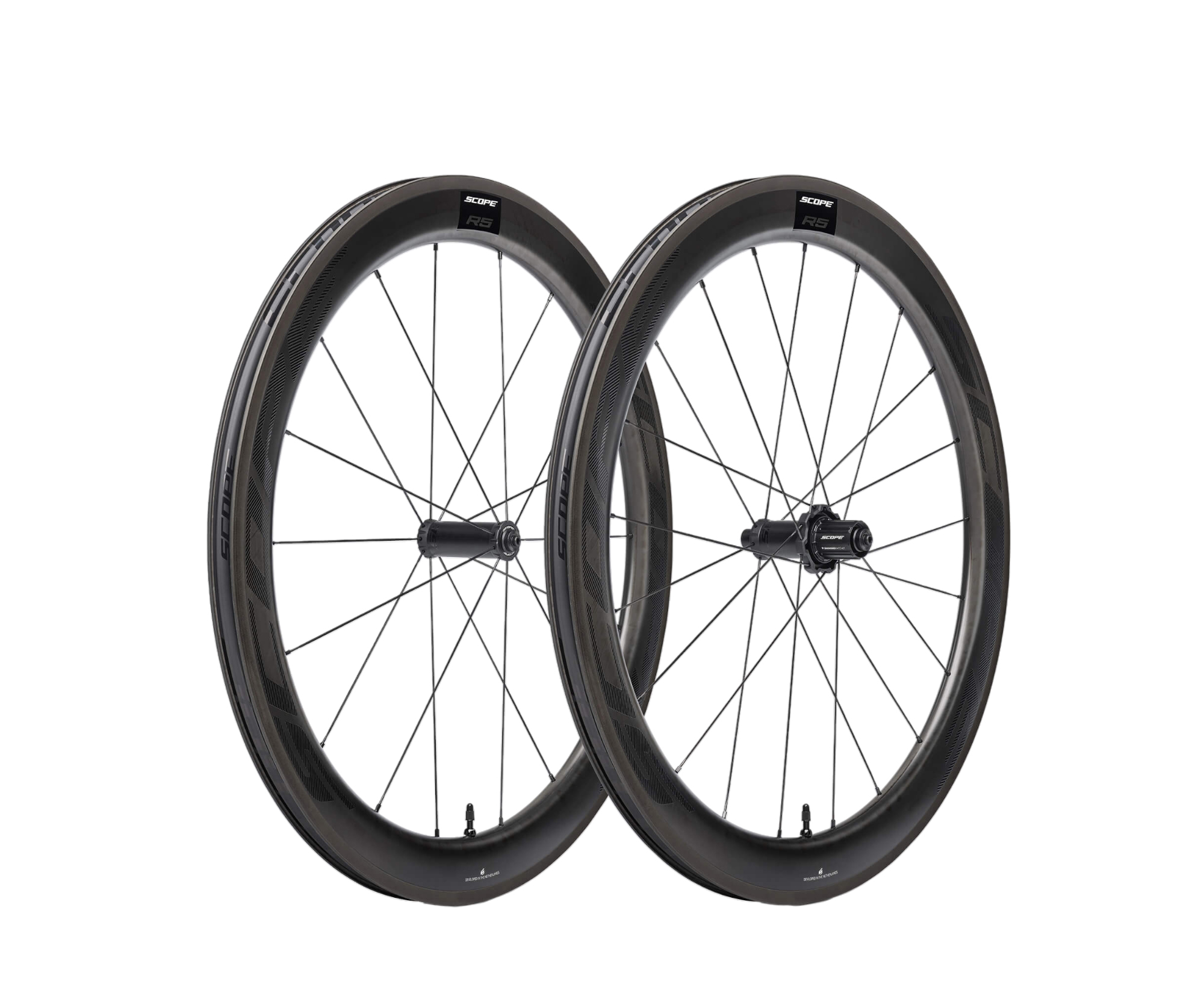 Scope R5 carbon hjulsæt Shimano fælgbremser sort