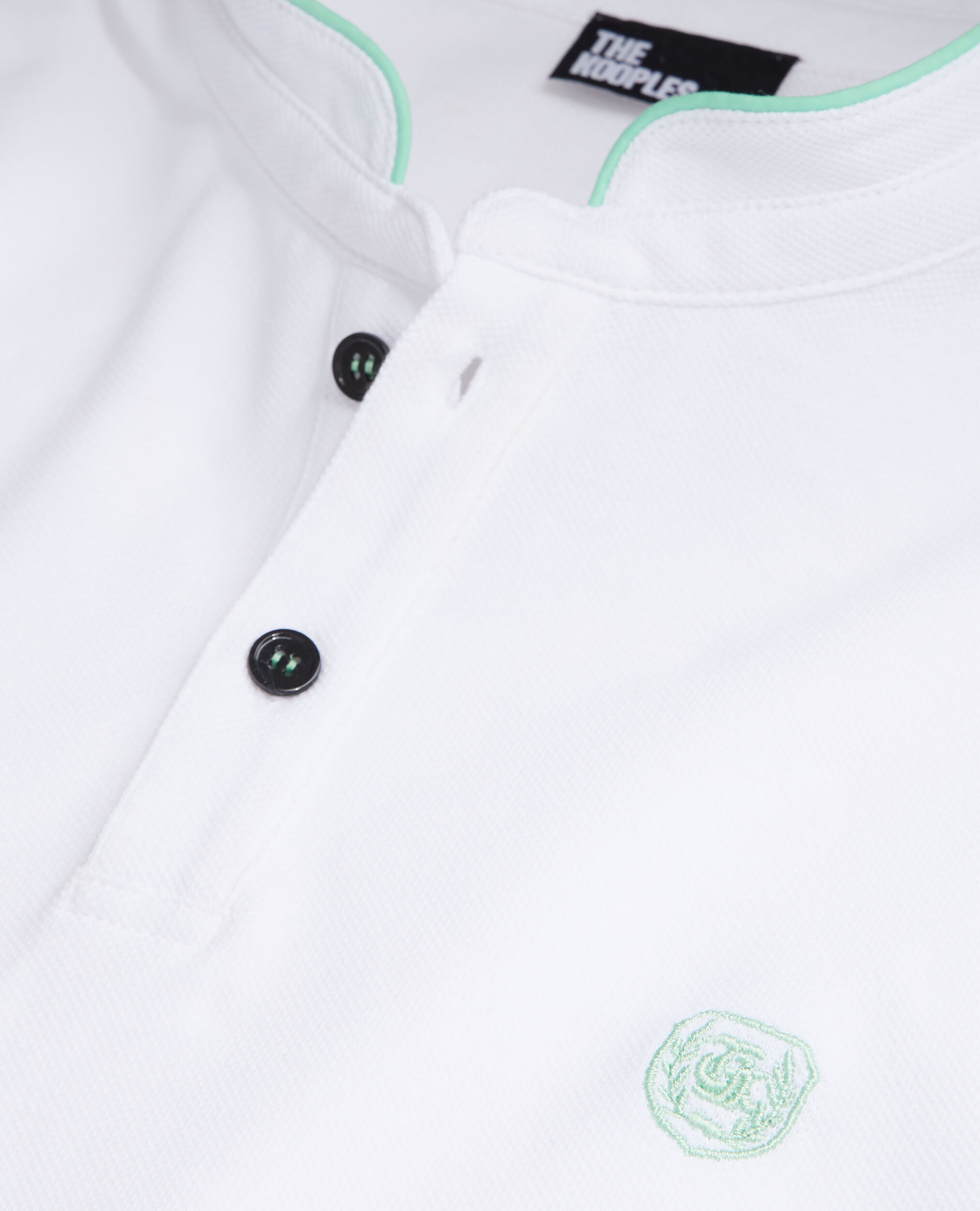 Polo col officier vert
