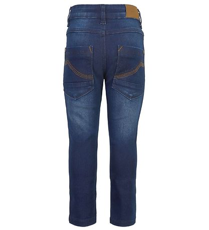 Minymo Bukser - Stretch Slim Fit - M?rkeBlå Denim