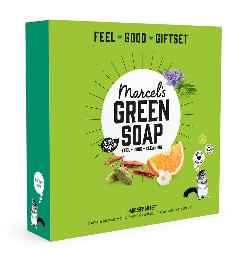 Marcel’s Green Soap Giftbox Mix Handsoap (3 x 250 ml)