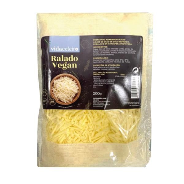 Vida Celeiro Ralado Vegan Tipo Gouda 200G