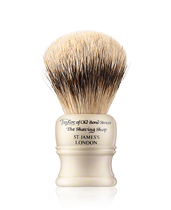 Taylor of Old Bond Street Super Badger Shaving Brush, Ivory 8,5cm