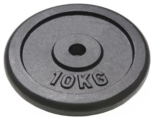 Plaque de poids 2 pièces 2 x 10 kg fonte haltères fitness musculation 02_0000758