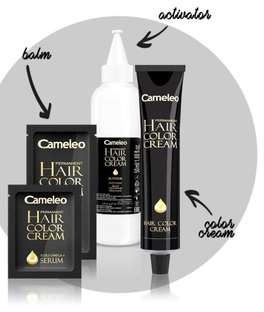 Cameleo Creme Permanente Haarkleuring 2.0 Blauw Zwart 1ST