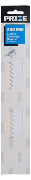 Bajonetsavsklinger 280 mm 2 stk. - PRIZE