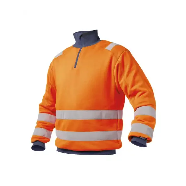 DASSY ® DENVER (300376) SWEATSHIRT MED HØJ SYNLIGHED orange og blå
