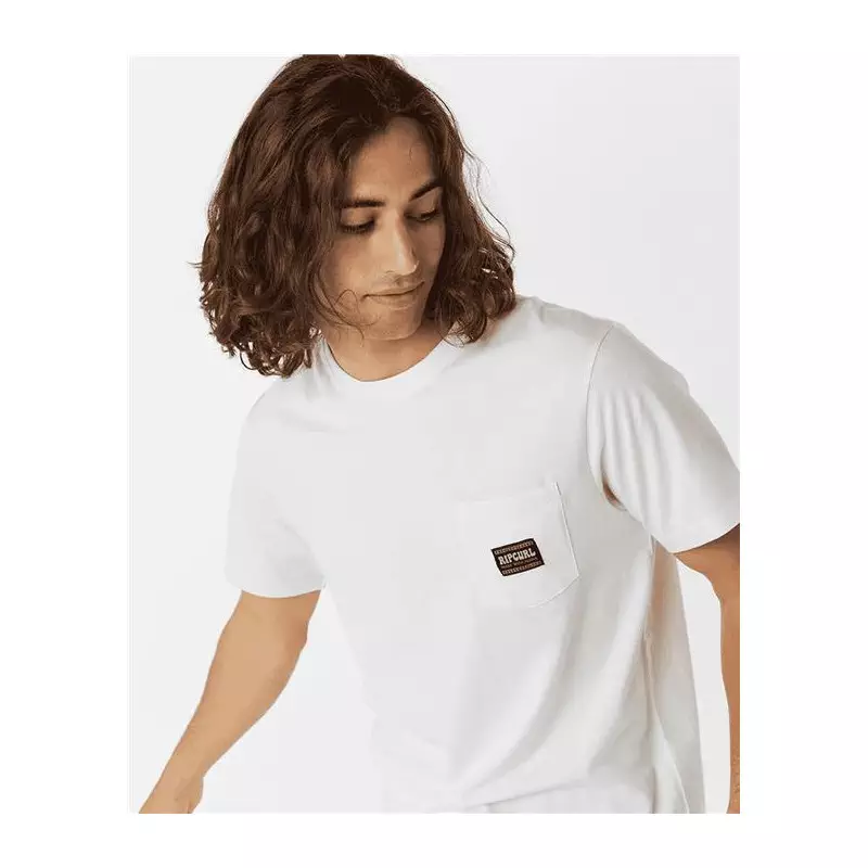 Teeshirt RIPCURL Horizon Badge S/S Tee Bone