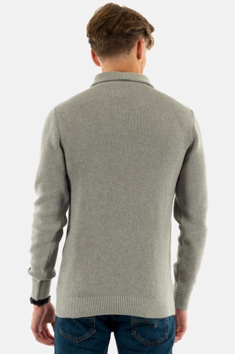 Pull hiver Benson & Cherry fanion gris