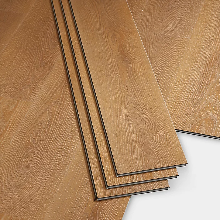 Lame PVC clipsable Jazy bois blond 18 x 122 cm GoodHome (vendue au carton)