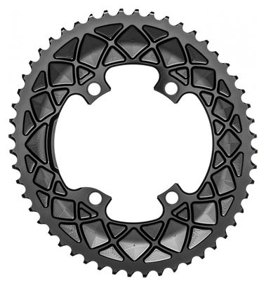 Plateau Ovale AbsoluteBlack Premium Oval Road 110/4 BCD pour Pédaliers Shimano Dura-Ace / Ultegra / 105 10-11V Noir