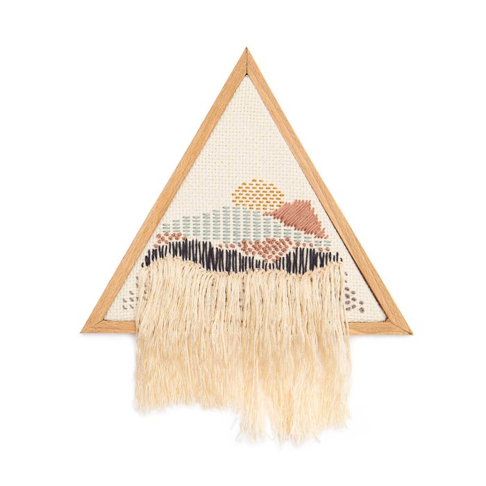 Rico Design-Set van 2 houten driehoekjes