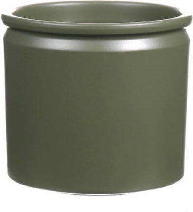 Duif bloempot Lucca donker groen D 14 H 12 cm