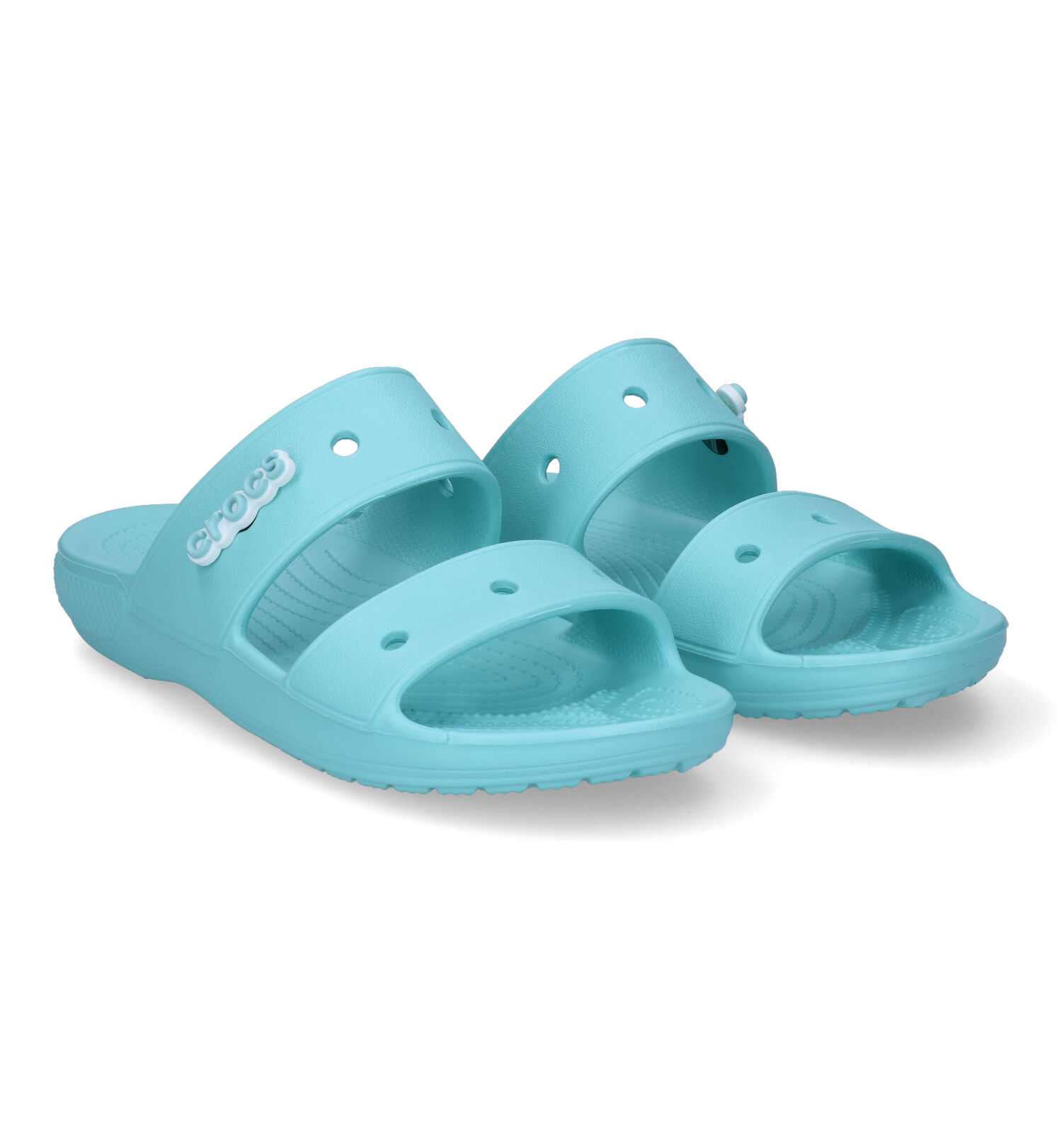 Badslippers blauw