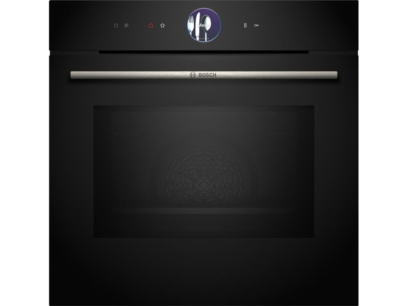 Bosch Einbaubackofen HMG7361B1 Schwarz Einbaubackofen mit Mikrowellenfunktion