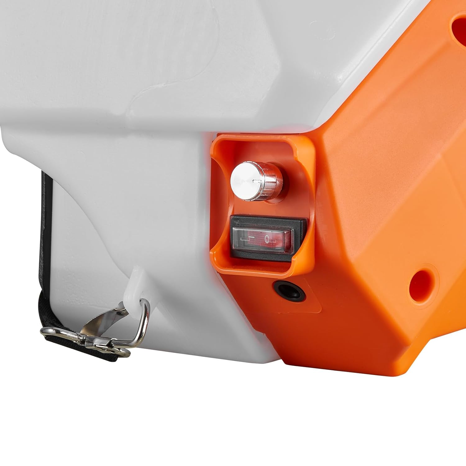 VEVOR Akku-Drucksprüher, 16 L elektrisches Sprühgerät, 2 Stäbe & 8 Düsen, einstellbar 0–6 bar, 4 Stunden Laufzeit, tragbare Rucksacksprühgerät für Hof & Garten zum Jäten, Sprühen und Reinigen