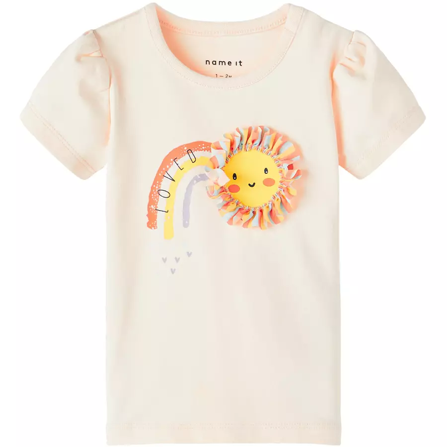 name it T-Shirt Nbfhussie Créme De Pêche