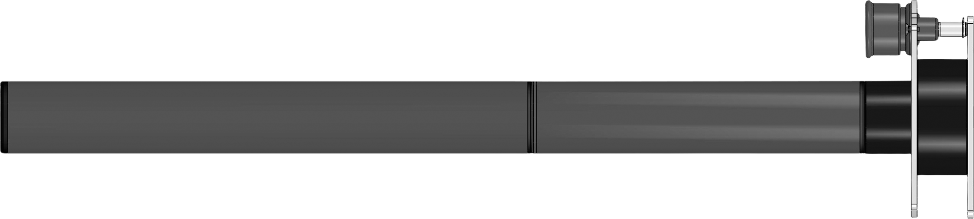 Ilse Ausdrehfuß für Tischplatte 3-tlg. 700 mm anthrazit