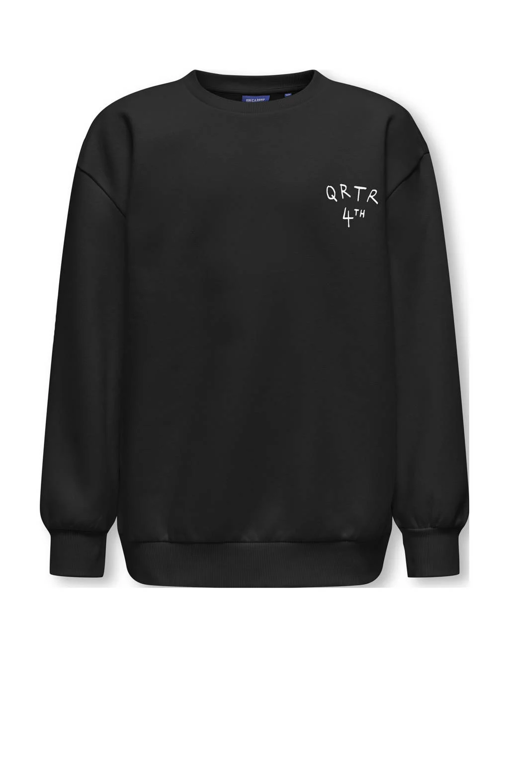 ONLY & SONS JUNIOR sweater zwart