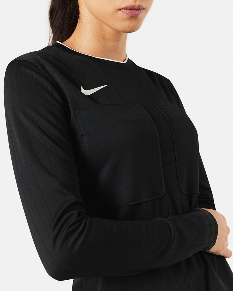 Maillot d'arbitre manches longues Nike Arbitre FFF II Noir pour femme