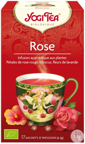 Yogi Tea Rose 17 Sachets Infusion