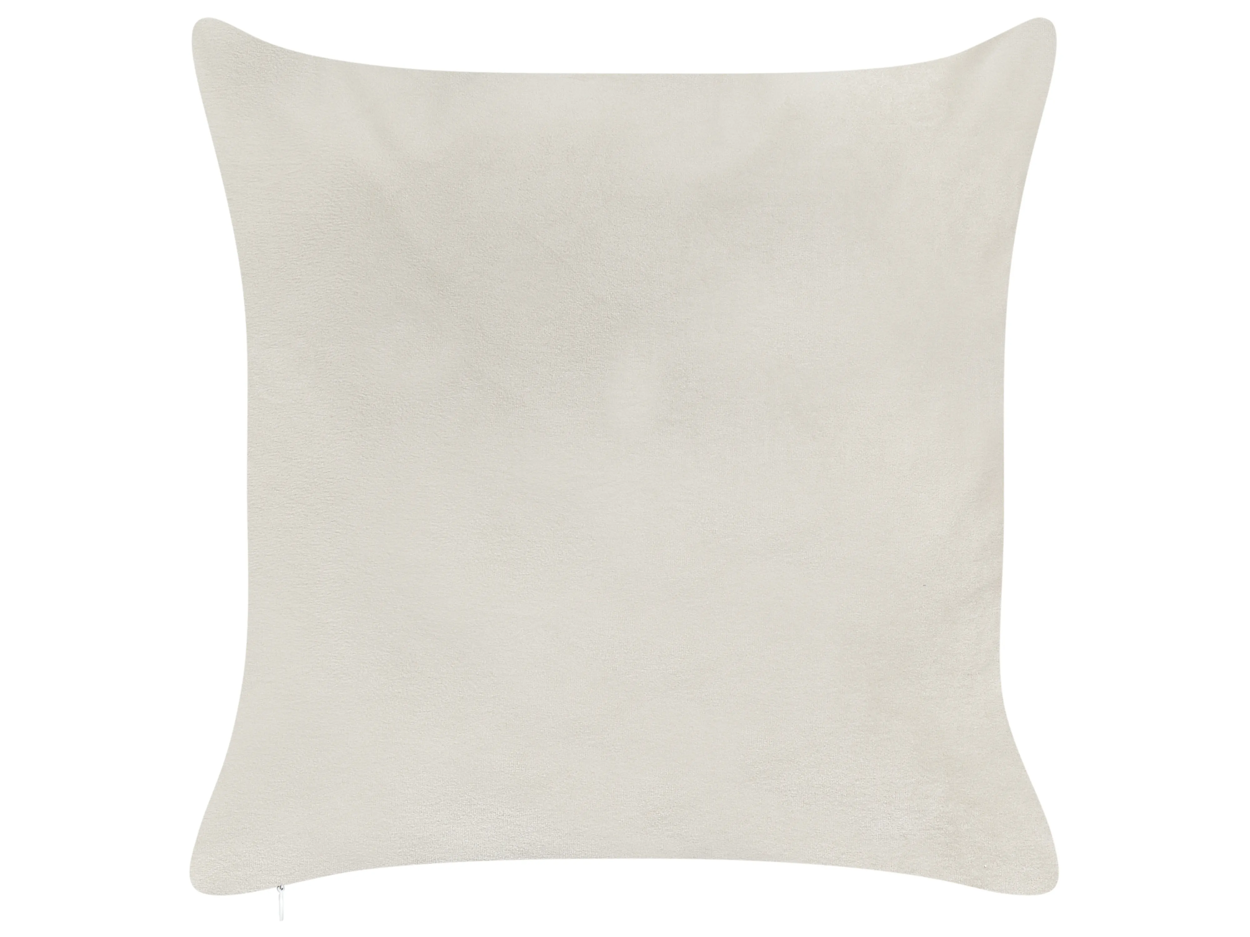Set van 2 sierkussens JELLIES Fluweel 45 x 45 cm Gebroken wit
