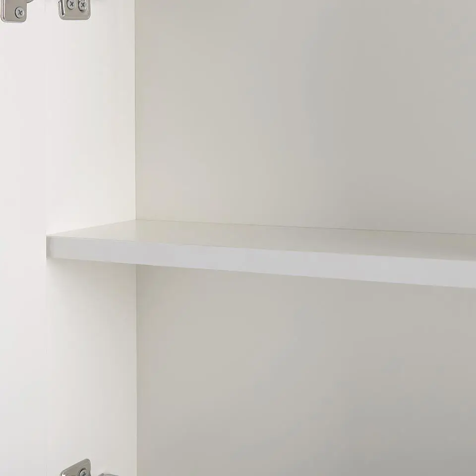 MAZARREDO - Badkamermeubel LED - Zwart - Multiplex