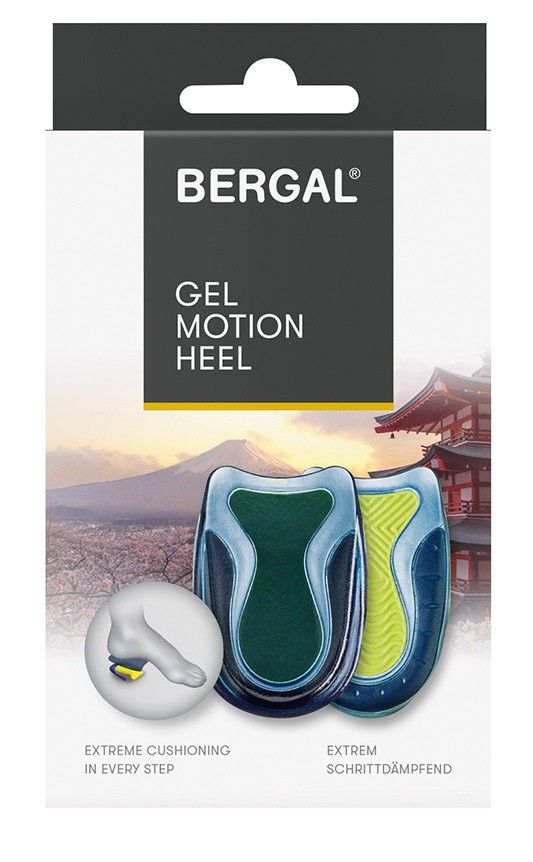 Bergal Gel Motion Heel Zooltjes  Dames Heren