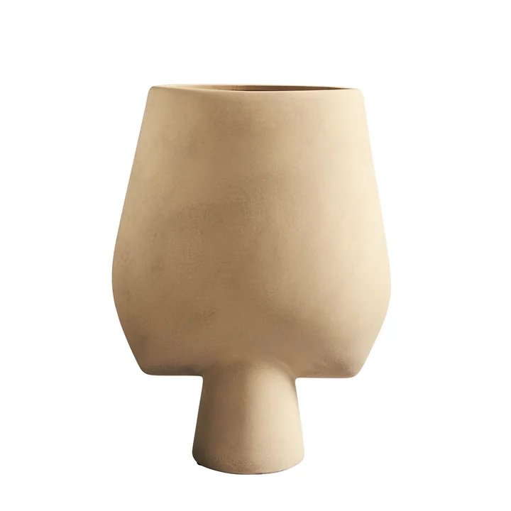 101 Copenhagen - Sphere Vase Square large, sand / beige