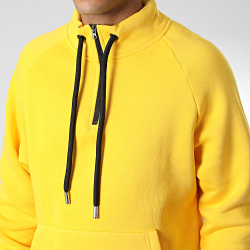Sweat Col Zippé KL-2101 Jaune