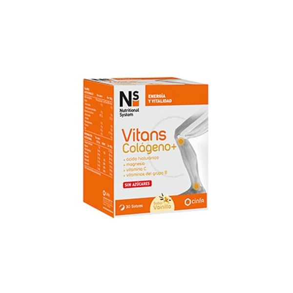 Ns Vitans Colágeno baunilha 30 Saquetas Baunilha