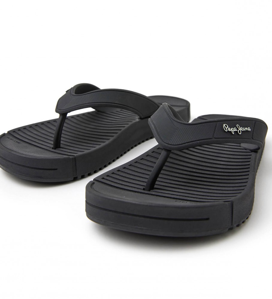 Chinelo preto Pepe Jeans Shore