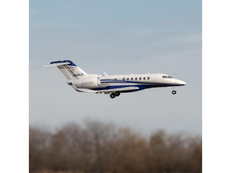 E-flite Flugzeug UMX Citation Longitude BNF Basic Passagierjet mit 2 Impeller