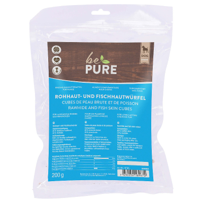 BePure Rind-& Fischhaut Würfel 2cm/200g