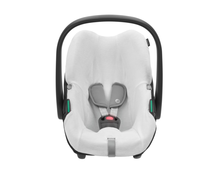 Kindersitzbezug aus Bio-Baumwolle Pebble S / CabrioFIx i-Size 0 - 15 M   0 - 13 kg    Kindgerechter Komfort  |    Waschmaschinenfest  |    100 % Biobaumwolle |    Passt perfekt |
