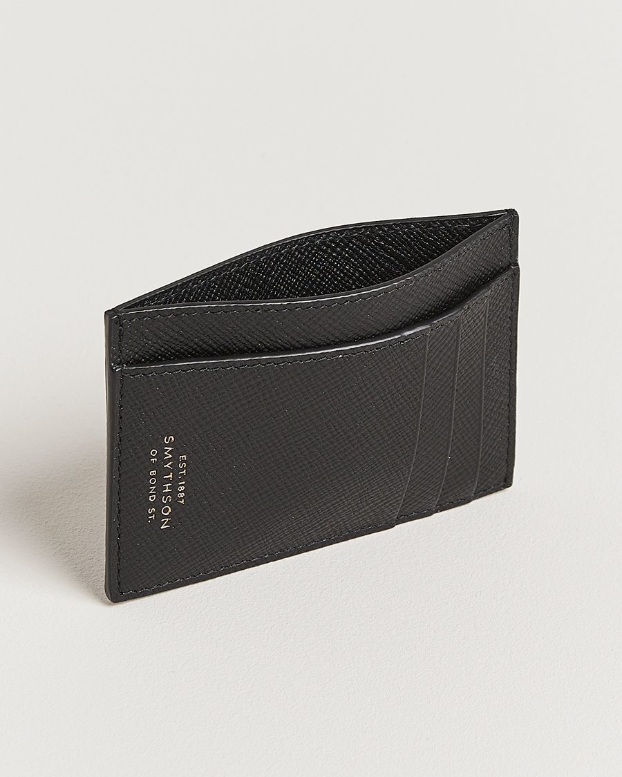 Smythson Panama 773 Cardholder Black
