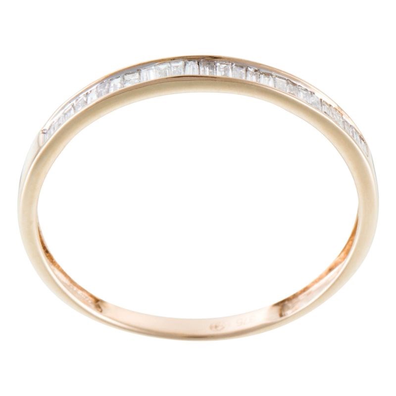 Bague Alliance Or jaune et Diamants