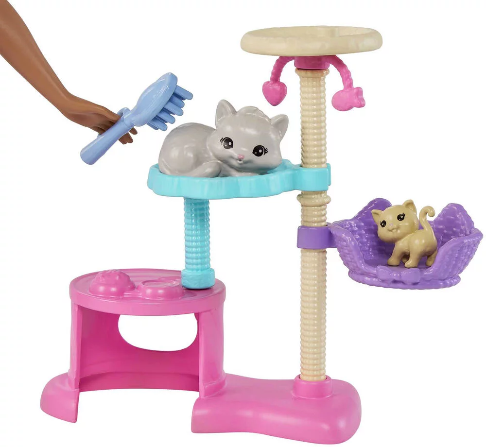 BARBIE - COFFRET BARBIE ET SES CHATS