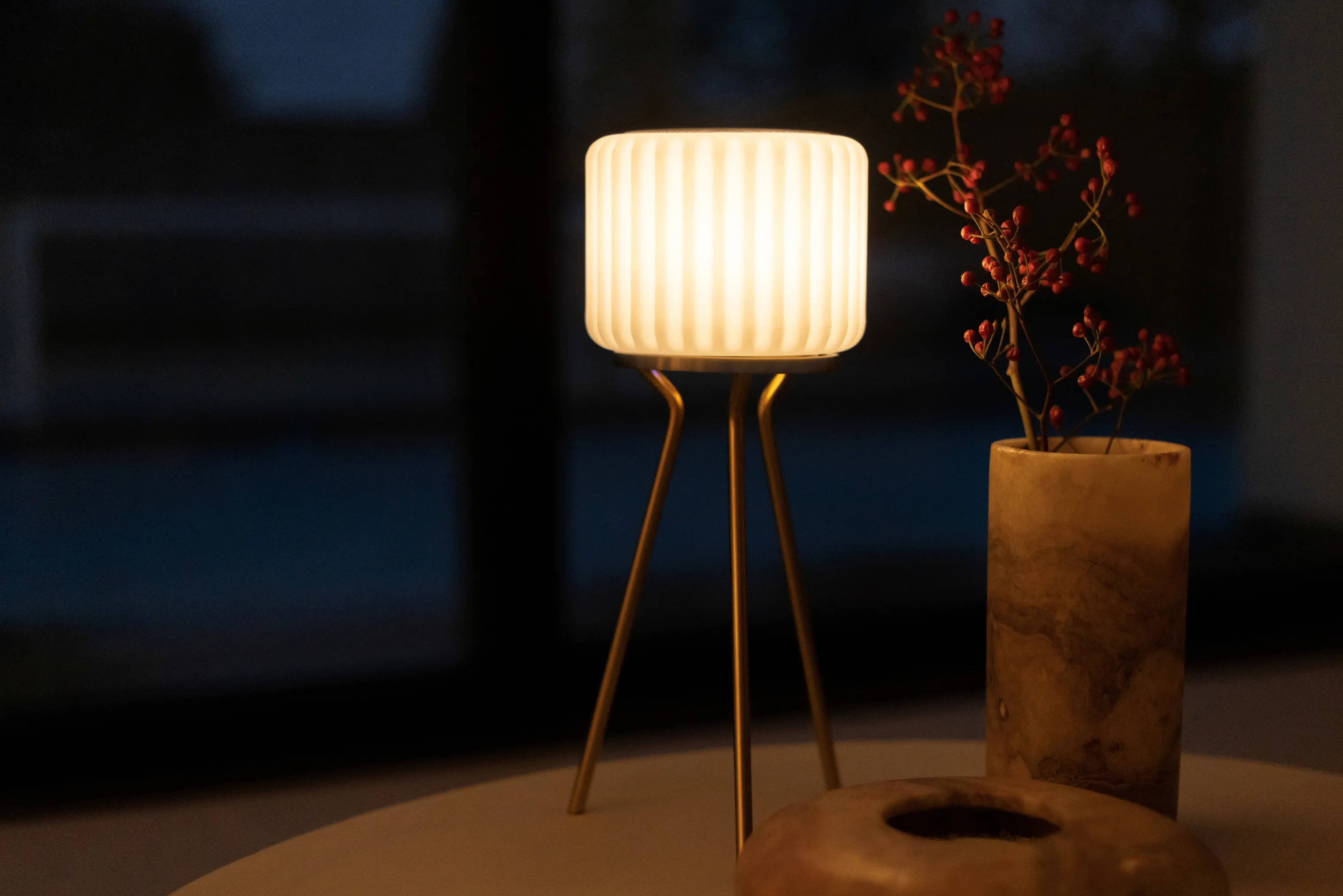 Atelier Pierre since 1968 Dentelles Tripod Lampefod